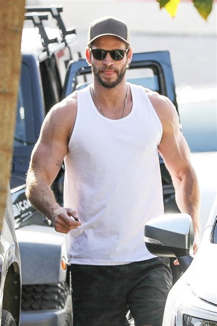 Liam Hemsworth Puts His Buff Arm Muscles On Display In Tank Top During Intense Workout — Pics